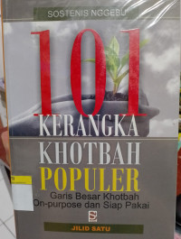 Image of 101 Kerangka Khotbah Populer