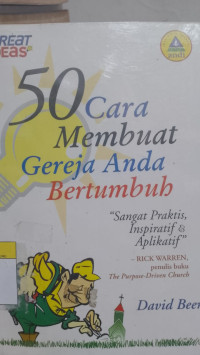 Image of 50 Cara Membuat Gereja Anda Bertumbuh