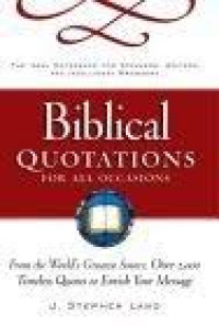 Image of Biblical  Quotations for All Occasions