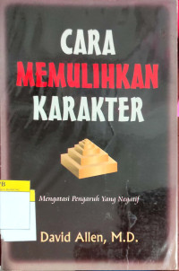 Image of Cara Memulihkan Karakter