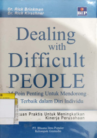 Image of Dealing With Difficult People