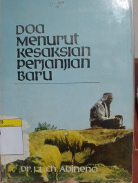 Image of Doa Menurut Kesaksian Perjanjian Baru