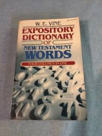 Image of Expository Dictionary of New Testament Words