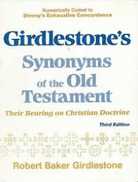 Image of Girdlestone's Synonyms of the Old Testament