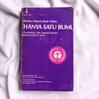 Image of Hanya Satu Bumi Perawatan dan Pemeliharaan Sebuah Planit Kecil