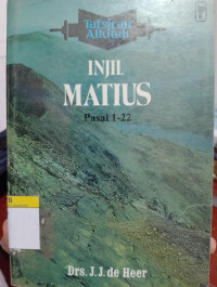 Image of Injil Matius (Pasal 1-22)