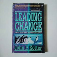 Image of Leading Change: Menjadi pionir perubahan