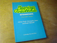 Image of Meanings into Words Intermediate