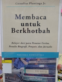 Image of Membaca Untuk Berkhotbah