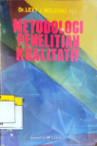 Image of Metodologi Penelitian Kualitatif