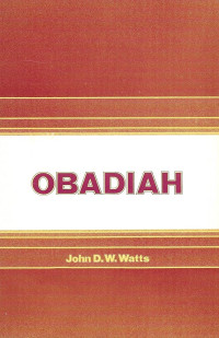 Image of Obadiah A Critical exegetical Commentary