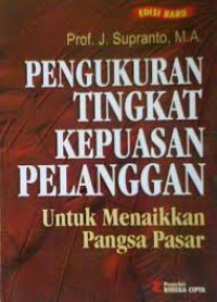 Image of PENGUKURAN TINGKAT KEPUASAN PELANGGAN