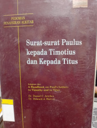 Image of Surat-surat Paulus Kepada Timotius Dan Kepada Titus