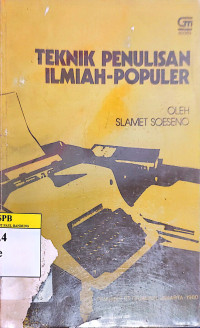 Image of Tekik Penulisan Ilmiah - Populer