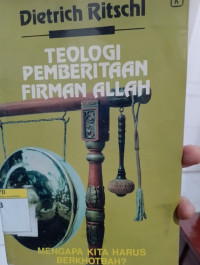 Image of Teologi Pemberitaan FIrman Allah