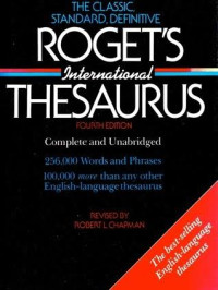 Image of The Classic Rogets Internasional The Saurus