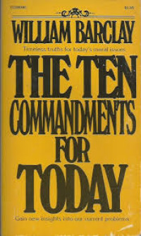 Image of THE TEN COMMANDMENTS FOR TODAY
