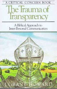 Image of THE TRAUMA OF TRANSPARANCY