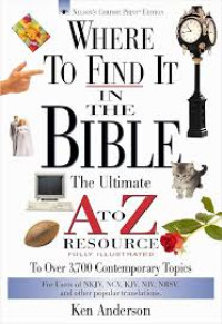 Image of Where to Find it in the Bible